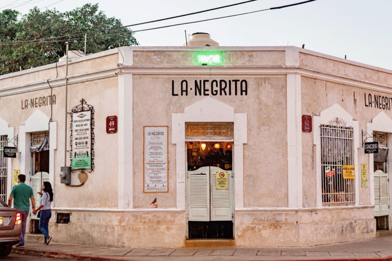 La Negrita — the iconic cantina on the corner of Calle 49 & 62